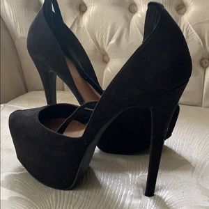 Black stilettos